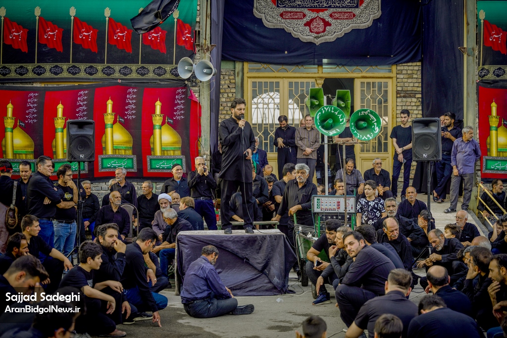 گزارش تصویری از عزاداری هیئت علی بن موسی الرضا در یازدهم محرم (بخش اول)